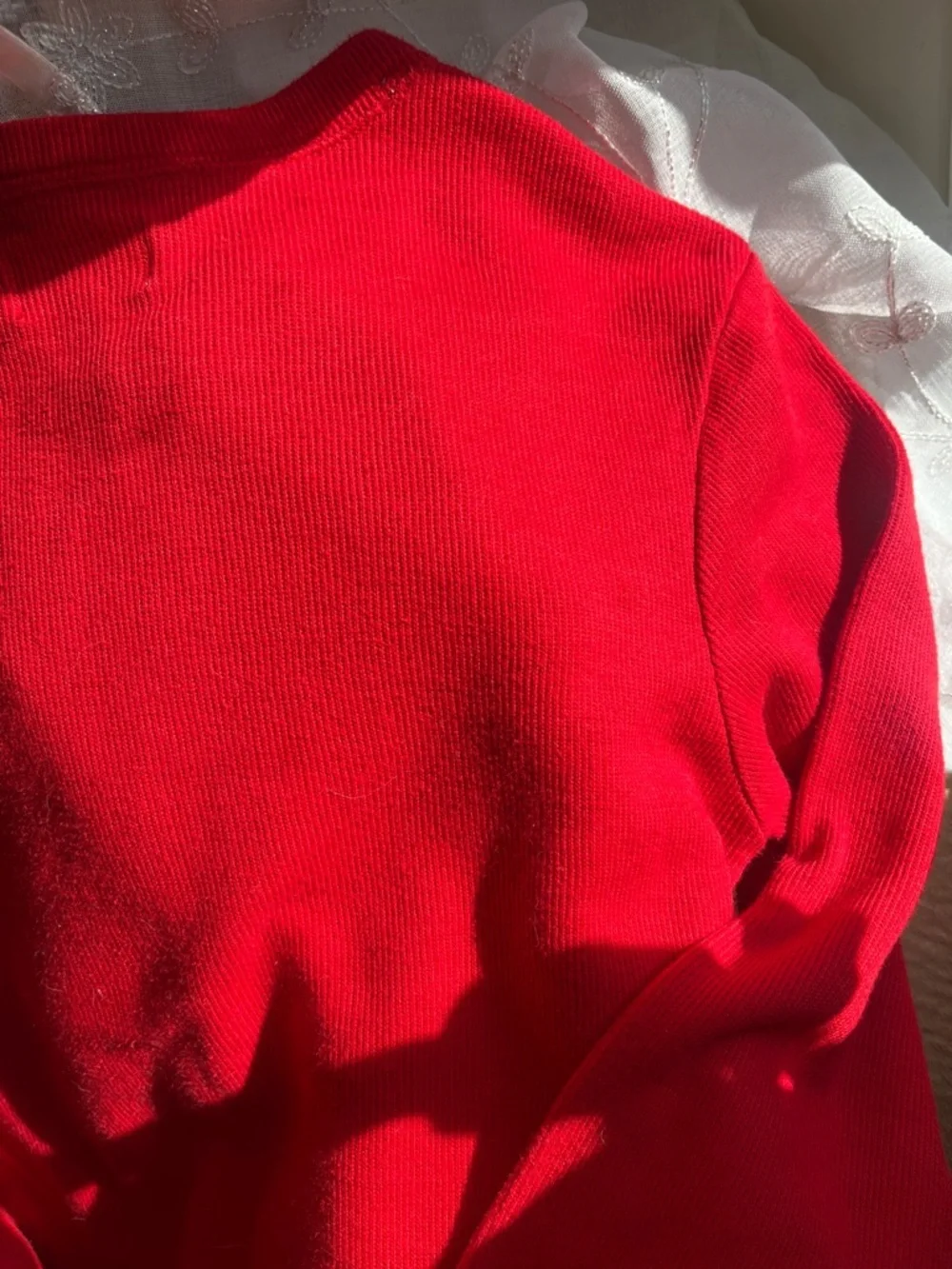 Old Navy Boys V-neck Red Crewneck, Sz 10-12